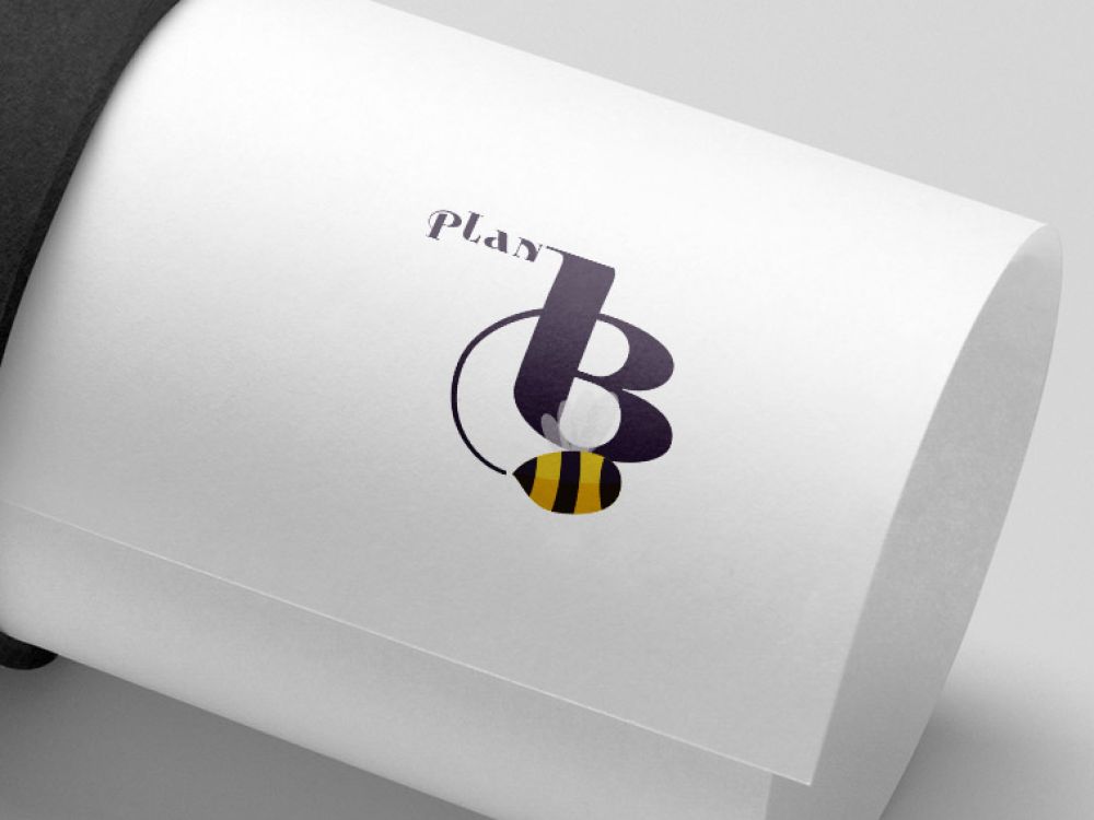 Gerolltes Papier mit dem Logo 
