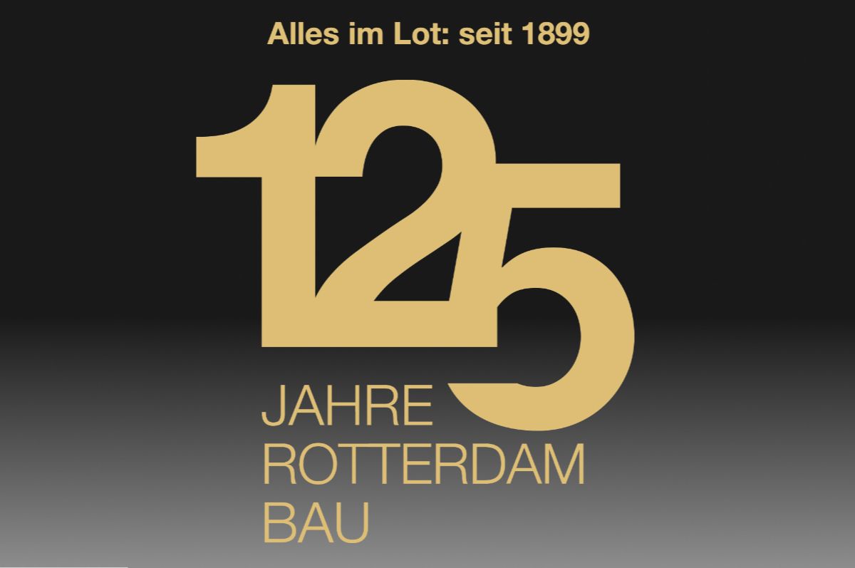 OnePager für das Jubiläum 125 Jahre Rotterdam Bau, von unserer Marketingagentur gestaltet OnePager für das Jubiläum 125 Jahre Rotterdam Bau, von unserer Marketingagentur gestaltet