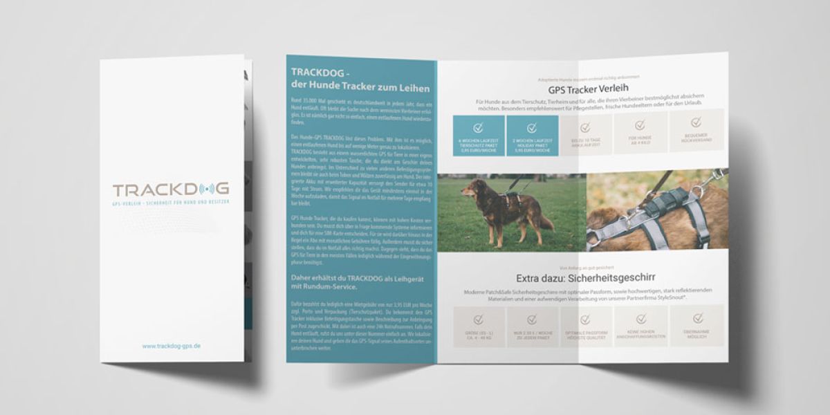 Kreative Werbeprodukte für Trackdog aus Hamburg, von unserer Marketingagentur gestaltet Kreative Werbeprodukte für Trackdog aus Hamburg, von unserer Marketingagentur gestaltet