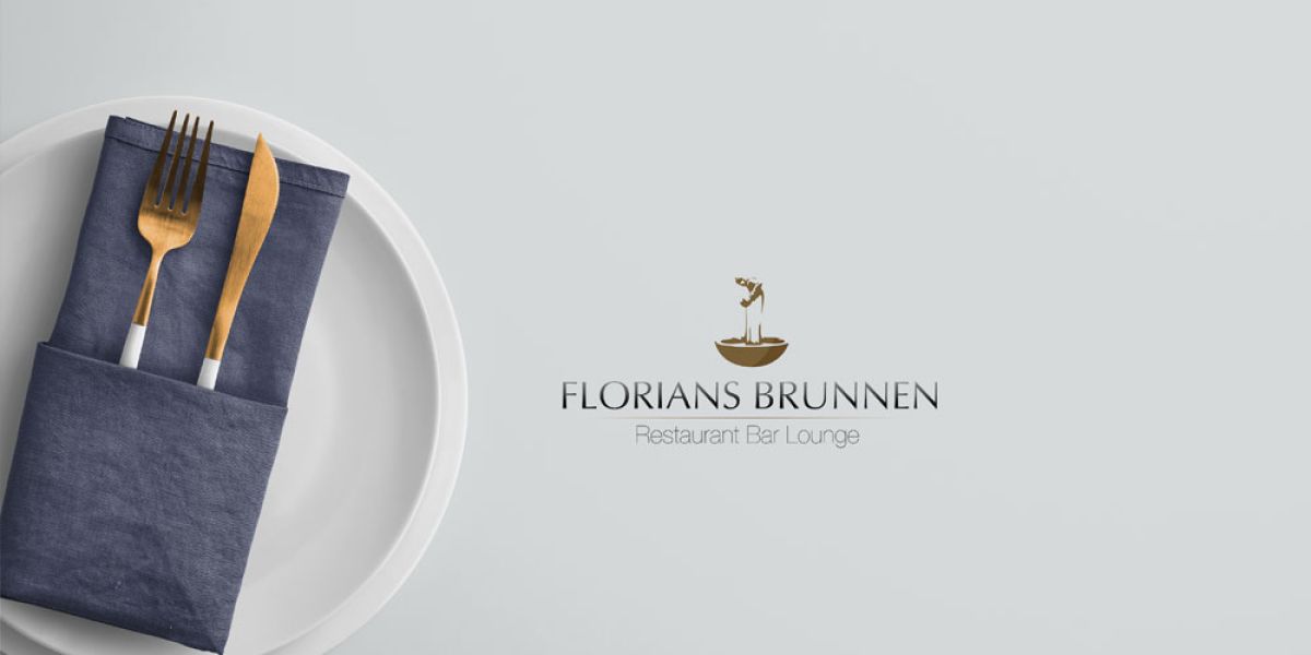 Werbeagentur designt kreatives Logo für Restaurant.
