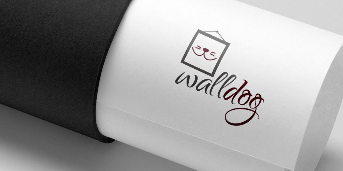 Logoerstellung für Walldog, ein Projekt unserer Werbeagentur, das aus Haustierfotos Kunstwerke macht.