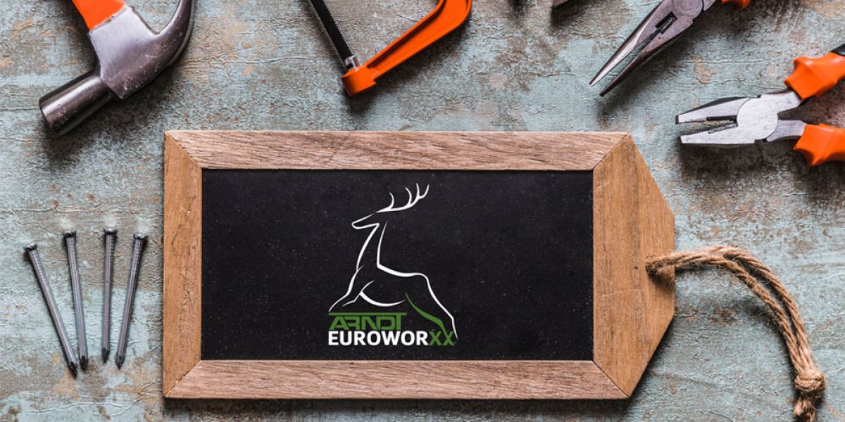 Unsere Werbeagentur designt neues Logo für Arndt Europadiscount, Bild zeigt minimalistisches und modernes Design