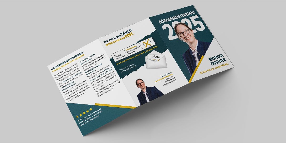 Wahlflyer für die Bürgermeisterwahl 2025 in Moorenweis – durchdacht und wirkungsvoll