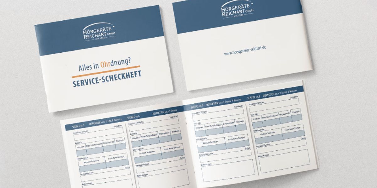 Neues Service-Scheckheft für Hörgeräte Reichart GmbH