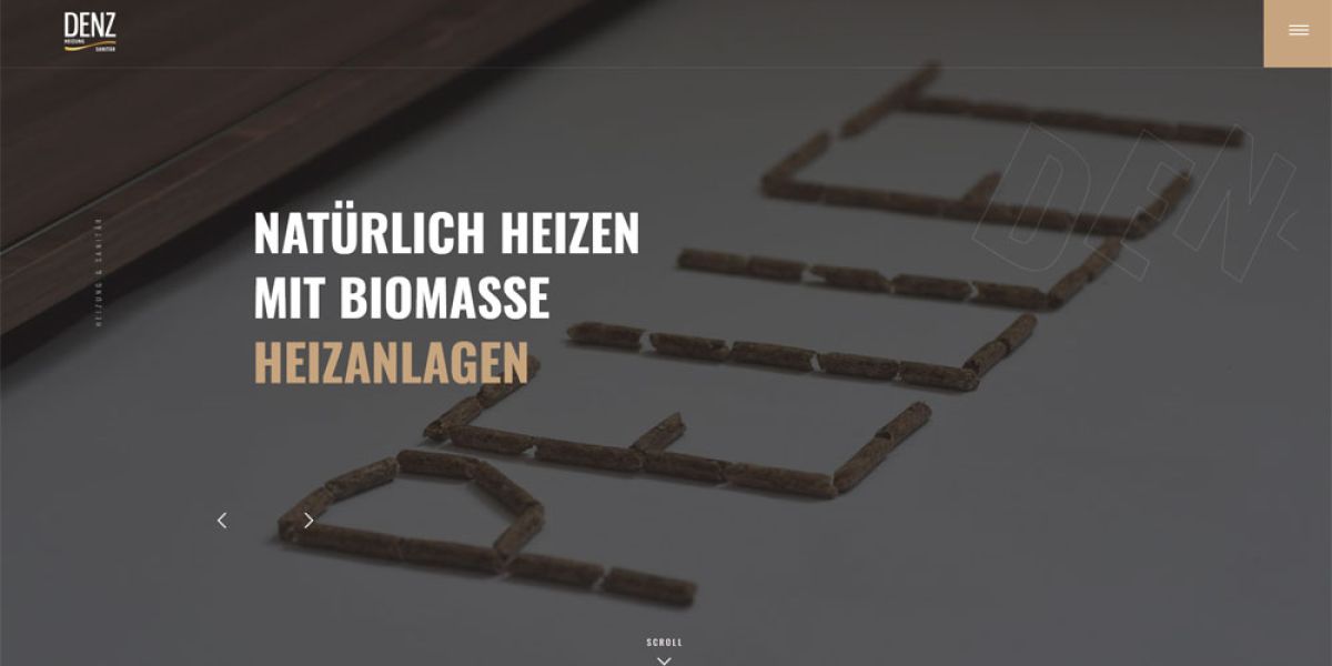 Redesign der Website für Denz Heizungsbau aus Alberzell