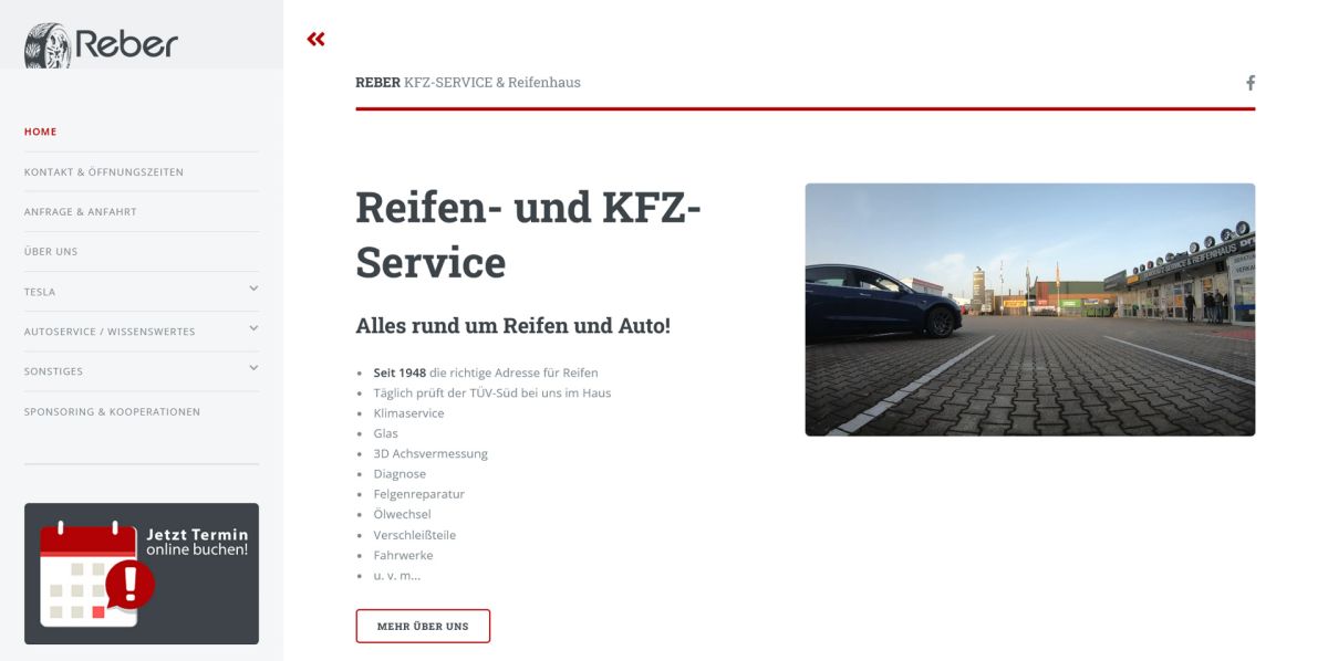Reber Reifenhaus & KFZ-Service in Murr