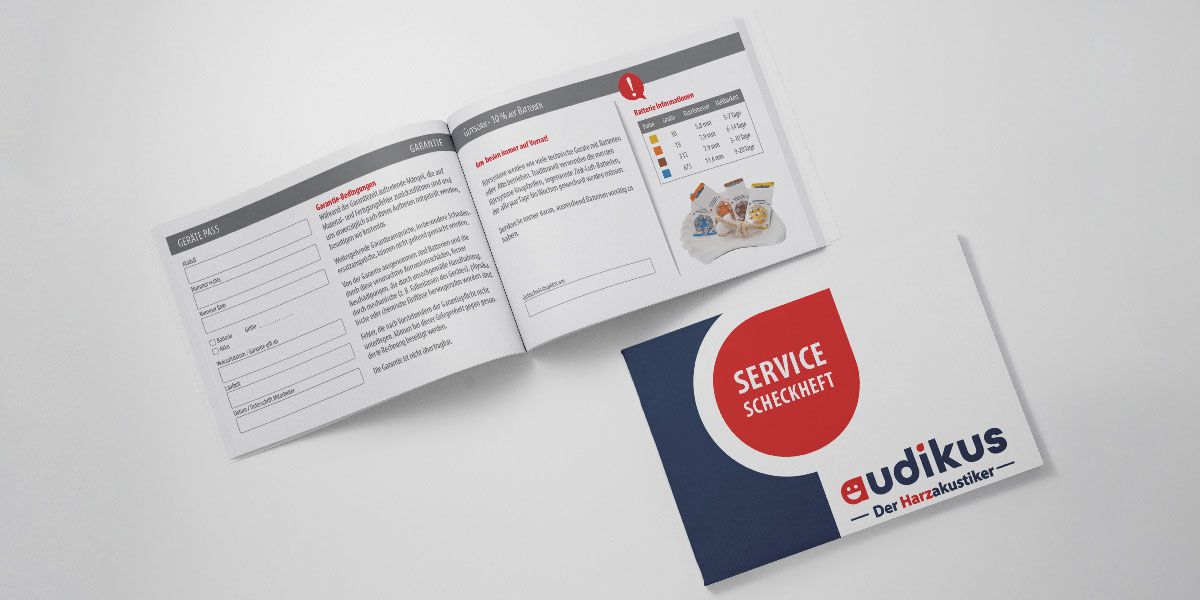 Immer bestens beraten: Das neue Serviceheft von audikus