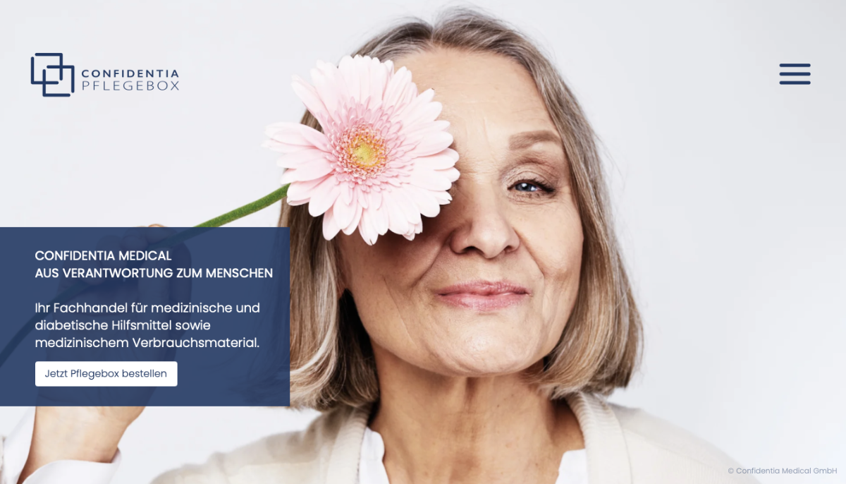 Confidentia Pflegebox Online-Konfigurator