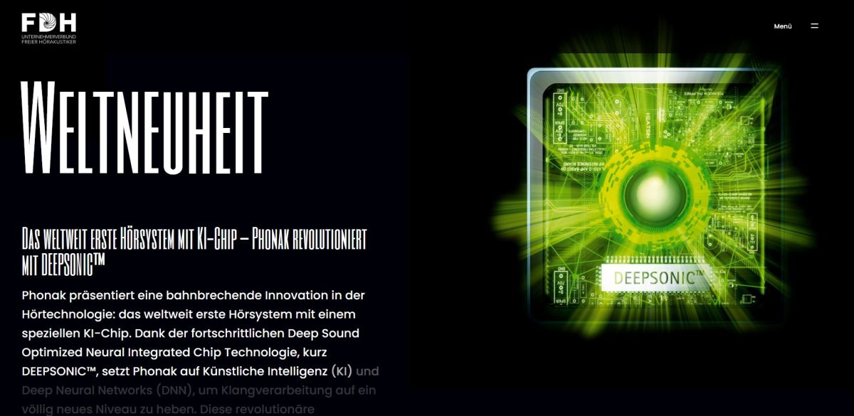 Landingpage für FDH - Phonak Audéo Sphere™ Infinio