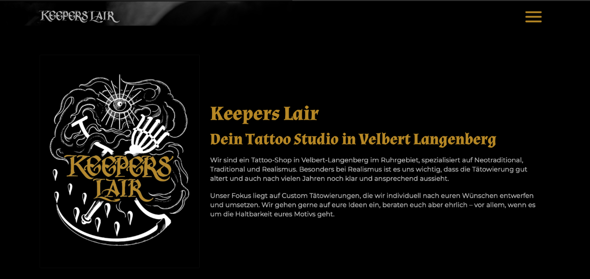 Keepers Lair - Tattoo Studio