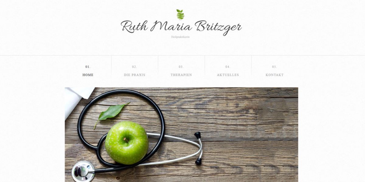 Erstellung einer Website für die Naturheilpraxis in Fürstenfeldbruck
