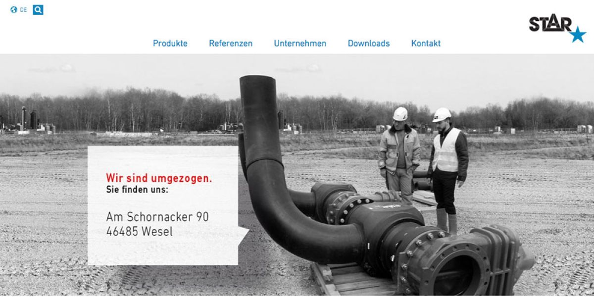 Redesign 2019 für den Systemanbieter in Sachen Rohrleitungsbau