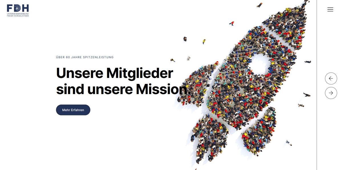 Neue Website für FDH