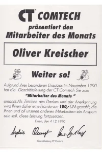 Mitarbeiter des Monats ;-)